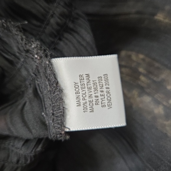 VINTAGE CHIC SPIEGEL SHEER BLACK STRIPED RUFFLE PEASANT PEPLUM BLOUSE 8 - Picture 13 of 13